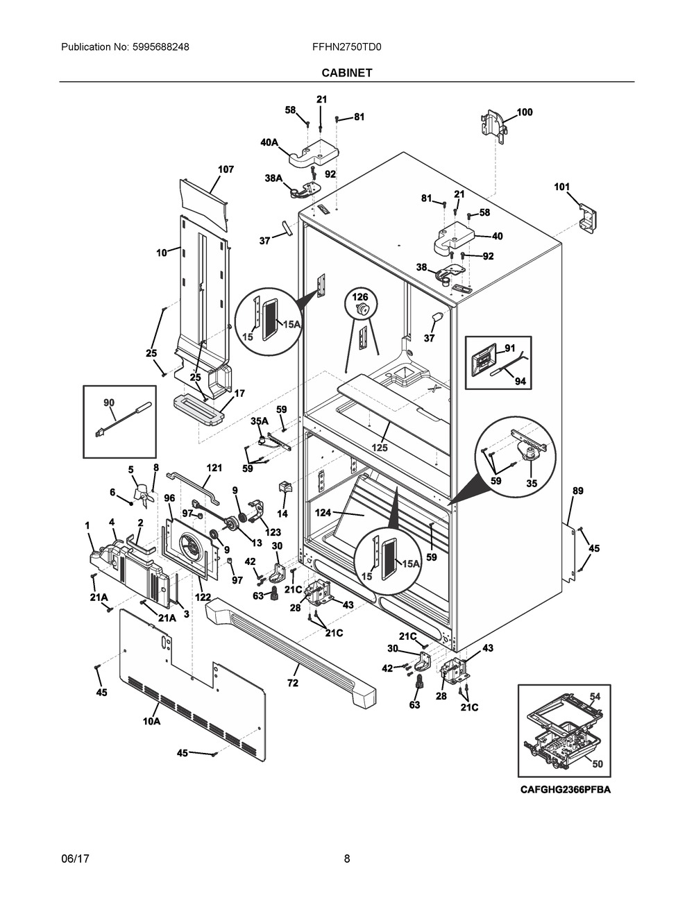 ELECTROLUX/FRIGIDAIRE, BOARD-MAIN POWER, 5304522754