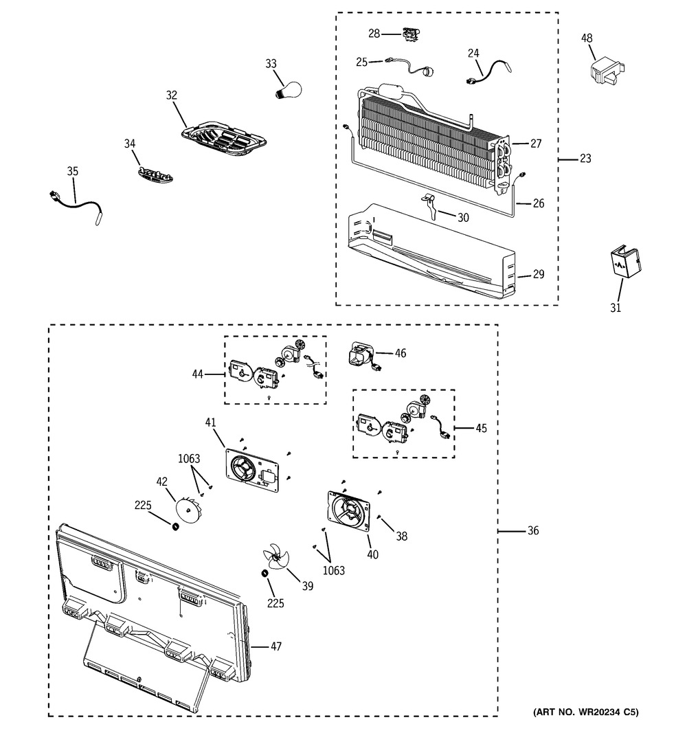 MOTOR FZ ASM (WG02F02501)