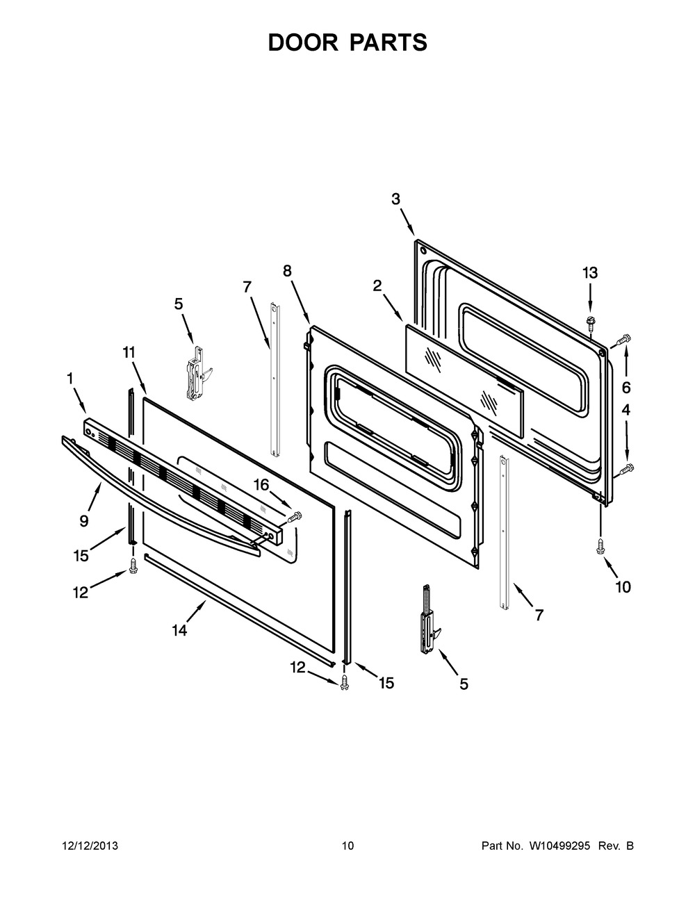 WPW10467150 : WPW10467150 GLASS-DOOR