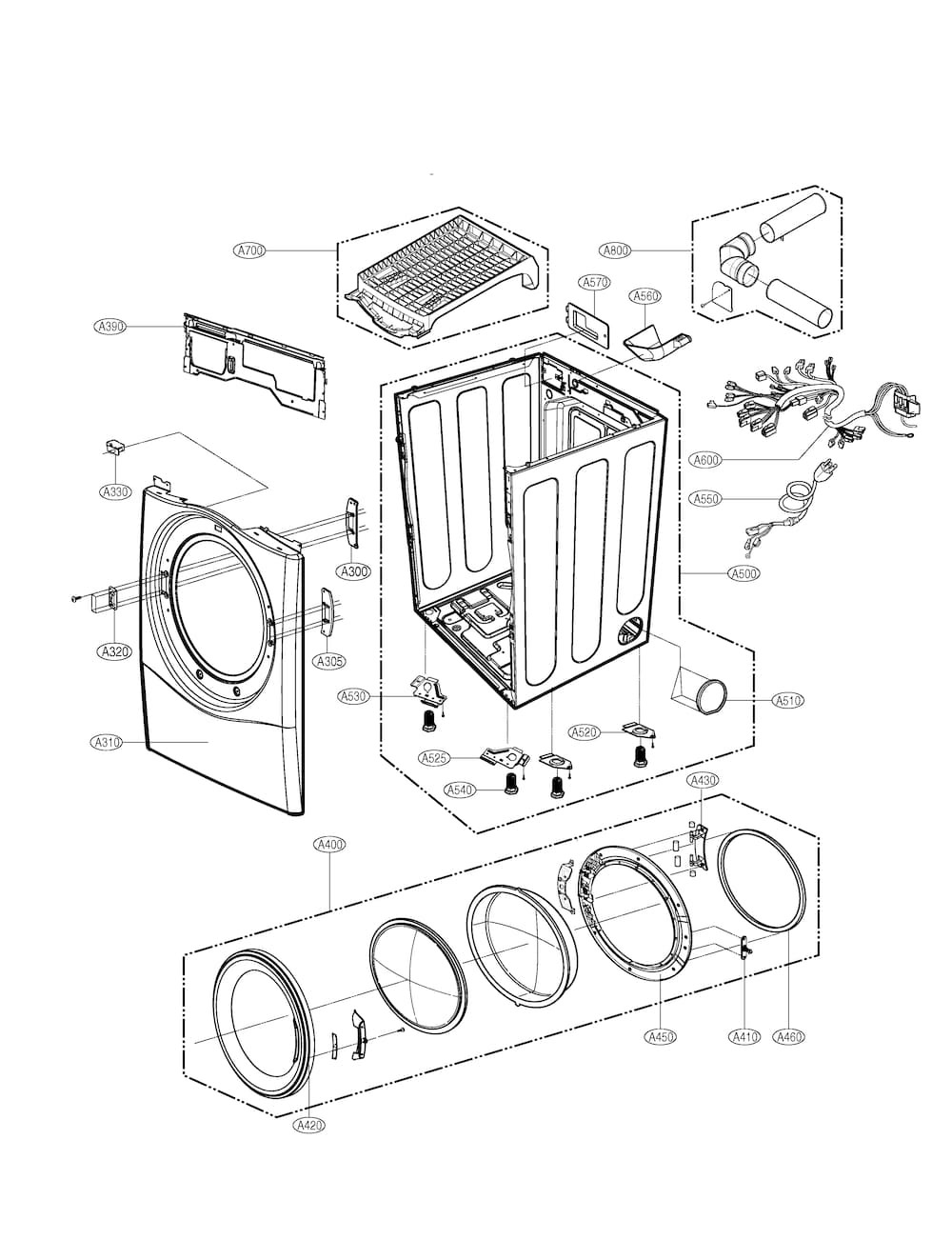 3581EL0001C : 3581EL0001C DOOR ASSEMBLY