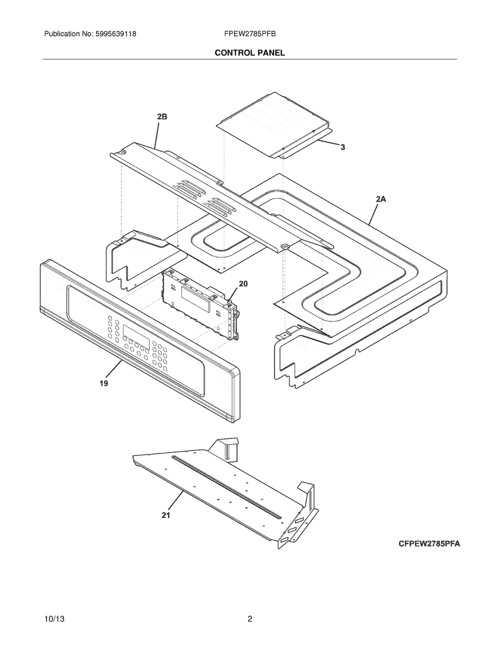 CONTROLLER,ELECTRONIC,ES530W5 (316560182)