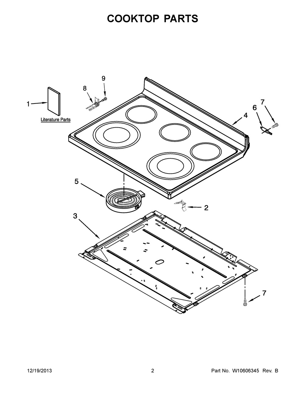 W10628297 : W10628297 COOKTOP