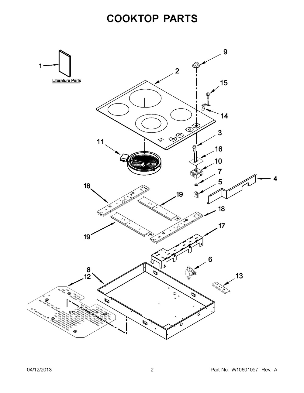 W10570700 : W10570700 COOKTOP