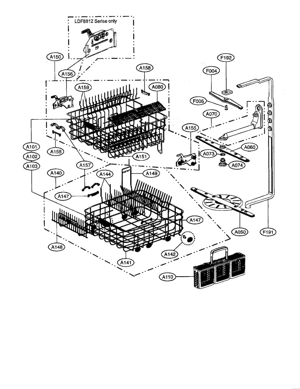 3751DD1002C : 3751DD1002C RACK ASSEMBLY