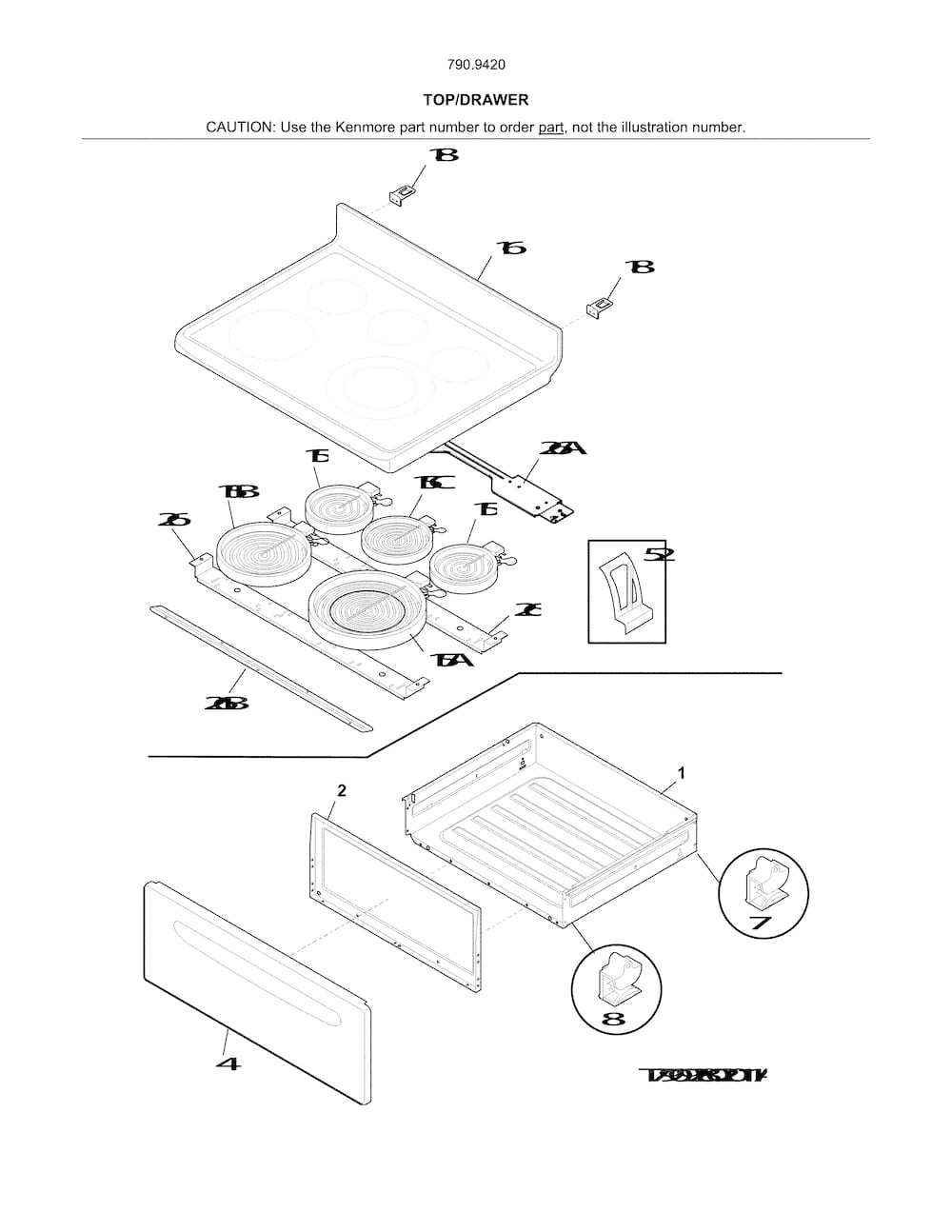 ELECTROLUX/FRIGIDAIRE, MAINTOP ASSY,WHT/BLACK, 316282994