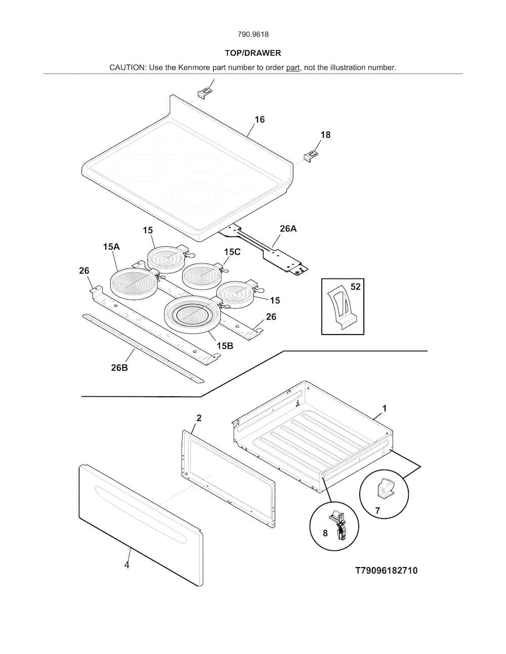 316282989 : 316282989 MAINTOP ASSEMBLY,GLASS/STEEL