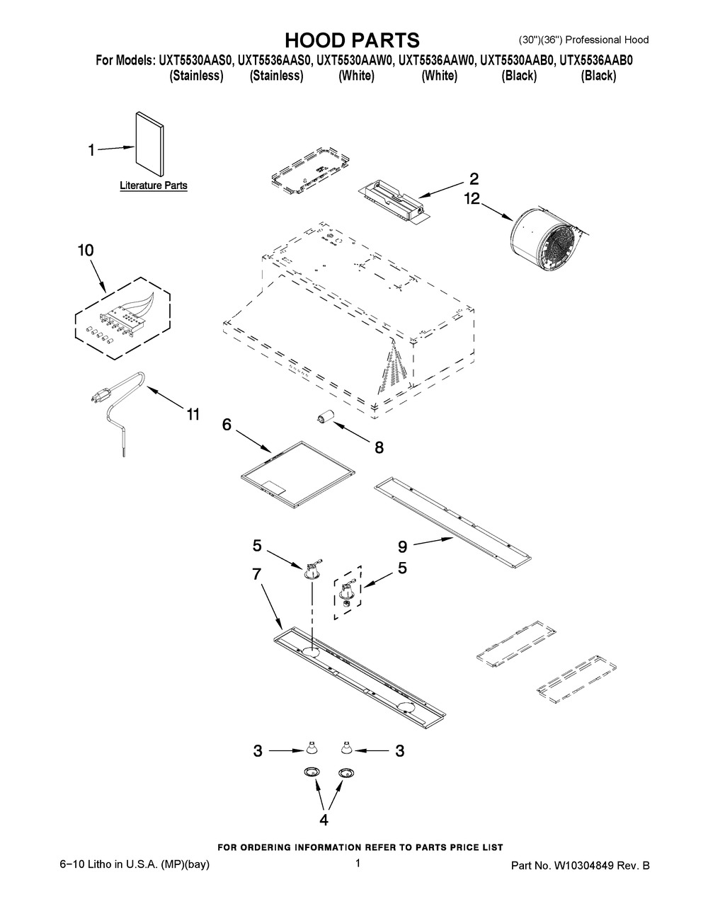 W10295813 : W10295813 SUPPORT-LT